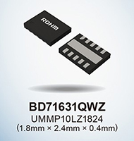 Image of ROHM's BD71631QWZ Linear Charger IC: Wide Range Low-Voltage Charging for Various Battery Types