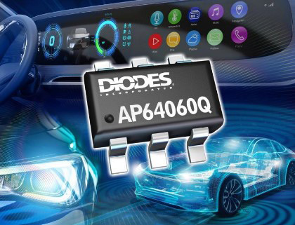 Image of Diodes AP64060Q High-Efficiency Buck Converter with Enhanced EMI Reduction for Automotive Point-of-Load Applications