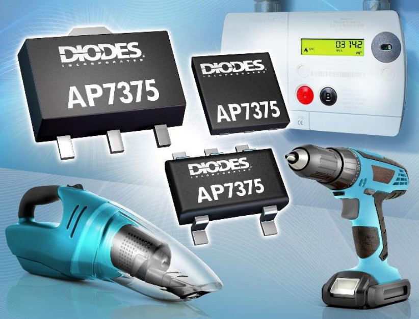 Image of Diodes AP7375 High Efficiency, Ultra-Low Quiescent LDO Regulators for Battery-Powered Equipment