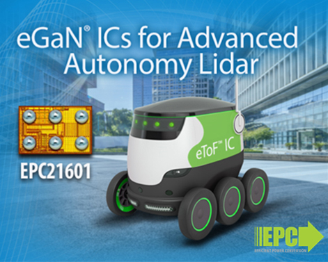 Image of EPC's EPC21601 Laser Driver: Achieving Full Integration and High Performance with GaN IC Technology