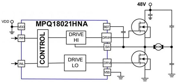 Image of Monolithic Power Systems MPQ18021HN-A: A Comprehensive Review of a High-Frequency Power MOSFET Driver