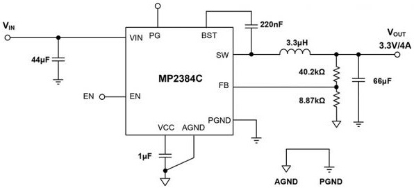 Image of MPS MP2384C Converter: Efficiency and Compactness in Power Conversion