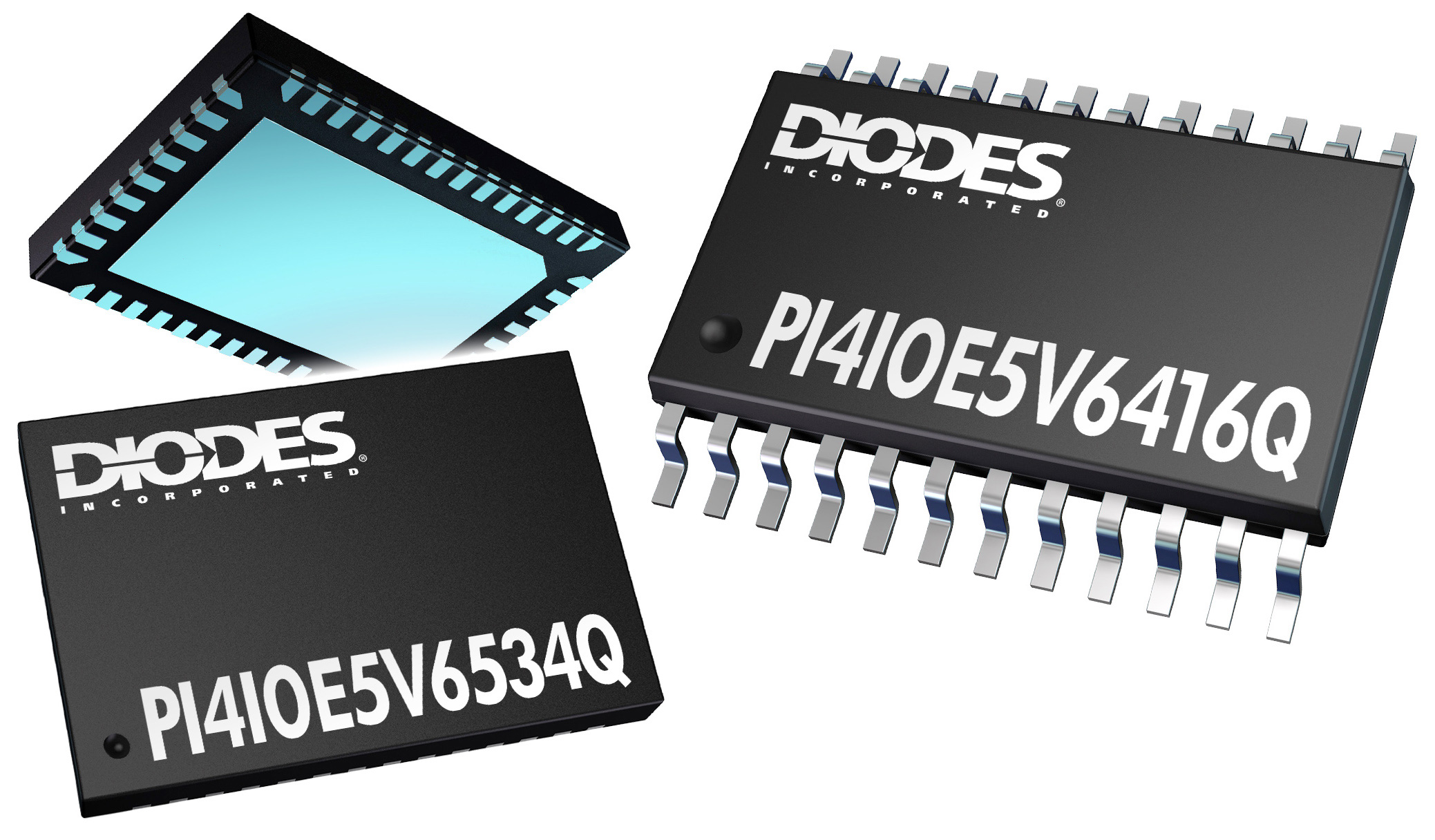 Image of Diodes PI4IOE5V6416Q/PI4IOE5V6534Q: Automotive-Compliant I2C General-Purpose I/O Expanders with Level-Shifters