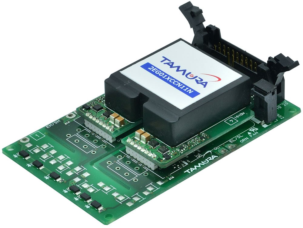 Image of Tamura's 2EG-C Series All-in-One Gate Drivers for Various Applications