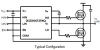 Image of Diodes DGD05473 High-Frequency Gate Drivers with Extended Temperature Range