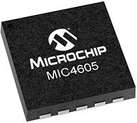 Image of Microchip's MIC4605: Half-Bridge MOSFET Gate Driver for Battery-Powered Applications