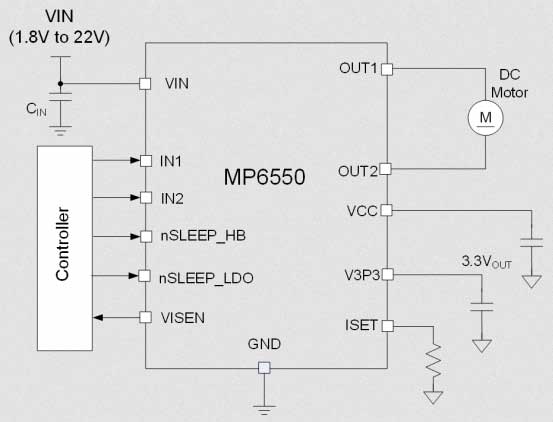 Image of Monolithic Power Systems MP6550: The Versatile H-Bridge Motor Driver