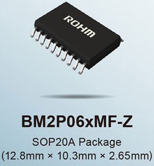 Image of ROHM's BM2P06x Compact Surface Mount AC/DC Converter ICs Reduce Power Consumption
