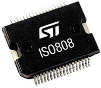 Image of STMicroelectronics' ISO808 Galvanic Isolated Octal High Side Channels for Industrial Load Driving