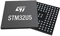Image of STMicroelectronics' MCUs for STM32U5 Family