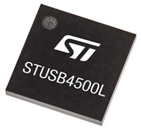 Image of STMicroelectronics STUSB4500L USB Type-C Controller with Dead Battery Mode for Sink Devices