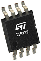 Image of STMicroElectronics 的零漂移轨到轨输出运算放大器 TSB182