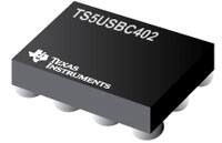 Image of Texas Instruments 的 TS5USBC402：具有过压保护功能的双端口 USB 2.0 多路复用器/解复用器